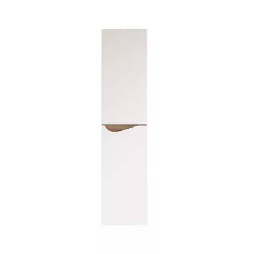 Piramida BETA fali fürdőszoba - állószekrény - ALPINFEHÉR-TÖLGY - 35 x 150 x 30 cm