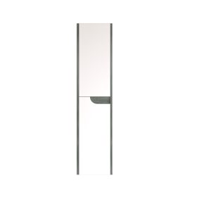   Piramida BETA fali fürdőszoba - állószekrény - FEHÉR-SÖTÉT - 35 x 150 x 30 cm