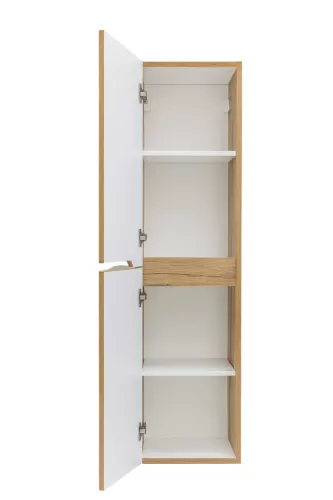 Piramida BETA fali fürdőszoba - állószekrény - PINO TÖLGY - 35 x 150 x 30 cm