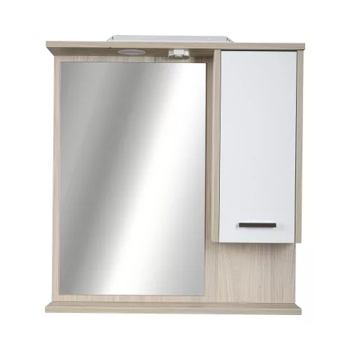 TMP ZX - SONOMA - Tükrös fürdőszobai szekrény LED világítással - 55 x 80 cm