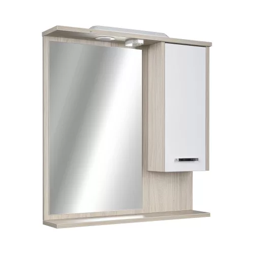 TMP ZX - SONOMA - Tükrös fürdőszobai szekrény LED világítással - 55 x 80 cm