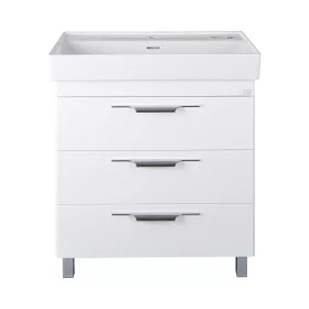   TMP TRIO 60 álló fürdőszobabútor - CeraStyle SHARP - 37100 mosdóval - 60 x 48 cm