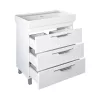 TMP TRIO 60 álló fürdőszobabútor - CeraStyle SHARP - 37100 mosdóval - 60 x 48 cm