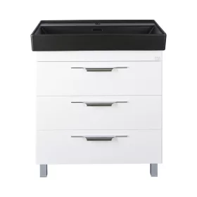   TMP TRIO 60 álló fürdőszobabútor - CeraStyle SHARP FEKETE mosdóval - 60 x 48 cm
