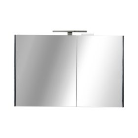   TMP SHARP - FEKETE - Tükrös fürdőszobai szekrény - 100 cm