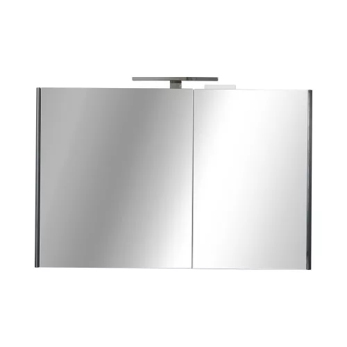TMP SHARP - FEKETE - Tükrös fürdőszobai szekrény - 100 cm