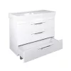 TMP TRIO 100D álló fürdőszobabútor - CeraStyle SHARP - 37600 DUPLA csaplyukas mosdóval - 100 x 48 cm