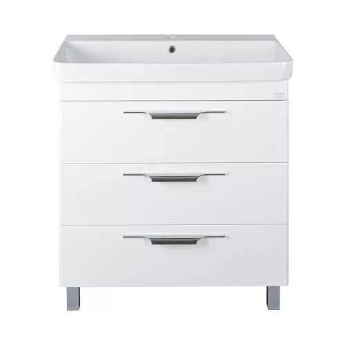 TMP TRIO 65 álló fürdőszobabútor - Sanovit SOFT - 13065 mosdóval - 65 x 45,5cm