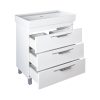TMP TRIO 80 álló fürdőszobabútor - CeraStyle SHARP - 37300 mosdóval - 80 x 48 cm