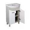 TMP ZX 55 - SONOMA - álló fürdőszobabútor - Sanovit ZENON - 6055 porcelán mosdóval - 55 x 44 cm