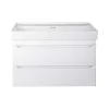 TMP SHARP 100 fali fürdőszobabútor - CeraStyle SHARP - 37600 DUPLA csaplyukas mosdóval - 100 x 48 cm