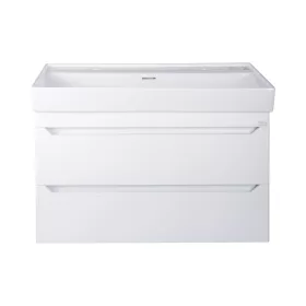   TMP SHARP 100 fali fürdőszobabútor - CeraStyle SHARP - 37600 DUPLA csaplyukas mosdóval - 100 x 48 cm