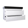 TMP SHARP 100 fali fürdőszobabútor - CeraStyle SHARP FEKETE mosdóval - 100 x 48 cm