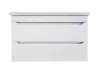 TMP SHARP 100 fali fürdőszobabútor - Isvea Sistema S mosdóval - 101 x 45,5cm