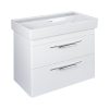 TMP LUX 60 fali fürdőszobabútor - CeraStyle SHARP 37100 mosdóval - 60 x 48 cm