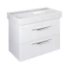 TMP LUX 60 fali fürdőszobabútor - CeraStyle SHARP 37100 mosdóval - 60 x 48 cm