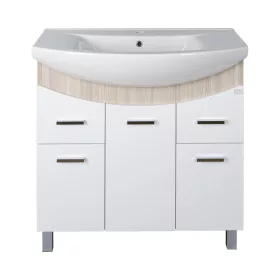  TMP ZX 85 - SONOMA - álló fürdőszobabútor - Sanovit ZENON - 6085 porcelán mosdóval - 86 x 50 cm