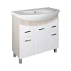 TMP ZX 85 - SONOMA - álló fürdőszobabútor - Sanovit ZENON - 6085 porcelán mosdóval - 86 x 50 cm