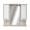 TMP ZX - SONOMA - Tükrös fürdőszobai szekrény LED világítással - 85 x 80 cm