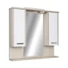 TMP ZX - SONOMA - Tükrös fürdőszobai szekrény LED világítással - 85 x 80 cm
