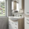 TMP ZX 95 - SONOMA - álló fürdőszobabútor - Sanovit ZENON - 6095 porcelán mosdóval - 97 x 51 cm