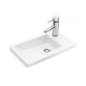   Sanovit ISIK - porcelán mosdókagyló - jobb csaplyukas - 45 x 28 cm