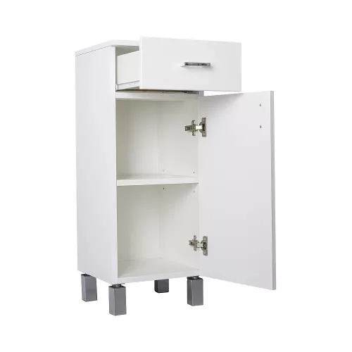 Viva STYLE fürdőszobai ÁLLÓSZEKRÉNY 85 alacsony POLCOS - 1 fiók - JOBBOS - 35 x 33 x 85 cm