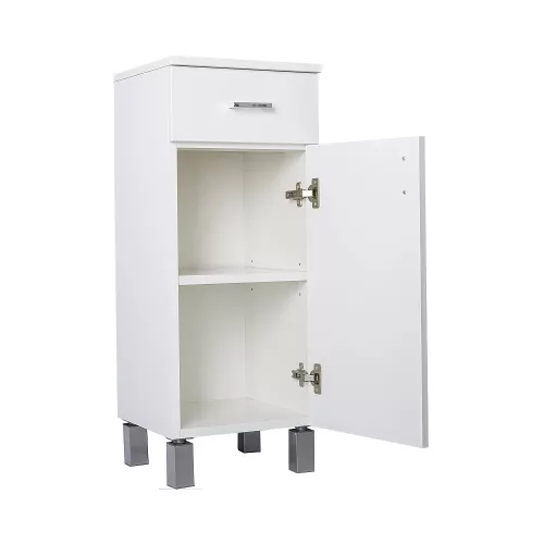 Viva STYLE fürdőszobai ÁLLÓSZEKRÉNY 85 alacsony POLCOS - 1 fiók - JOBBOS - 35 x 33 x 85 cm