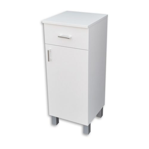 Viva STYLE fürdőszobai ÁLLÓSZEKRÉNY 85 alacsony POLCOS - 1 fiók - JOBBOS - 35 x 33 x 85 cm