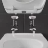 Viva BRILLA SLIM L WC ülőke - duroplast - lecsapódásgátlós - levehető klikk rendszer - 43 x 36,5 cm
