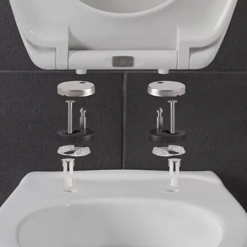 Viva BRILLA SLIM L WC ülőke - duroplast - lecsapódásgátlós - levehető klikk rendszer - 43 x 36,5 cm