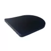 Viva FEKETE BRILLA SLIM XL WC ülőke - duroplast - lecsapódásgátlós - levehető klikk - 46 x 36,5 cm