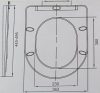 Viva FEKETE BRILLA SLIM XL WC ülőke - duroplast - lecsapódásgátlós - levehető klikk - 46 x 36,5 cm
