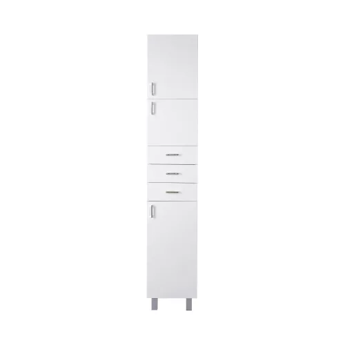 Viva STYLE fürdőszobai ÁLLÓSZEKRÉNY 192 magas POLCOS - JOBBOS - 35 x 28 x 192 cm