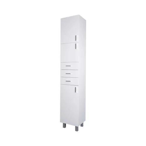 Viva STYLE fürdőszobai ÁLLÓSZEKRÉNY 192 magas POLCOS - BALOS - 35 x 28 x 192 cm