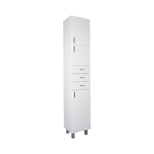 Viva STYLE fürdőszobai ÁLLÓSZEKRÉNY 192 magas POLCOS - JOBBOS - 35 x 28 x 192 cm