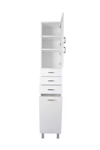 Viva STYLE fürdőszobai ÁLLÓSZEKRÉNY 192 magas szennyestartós - JOBBOS - 35 x 28 x 192 cm