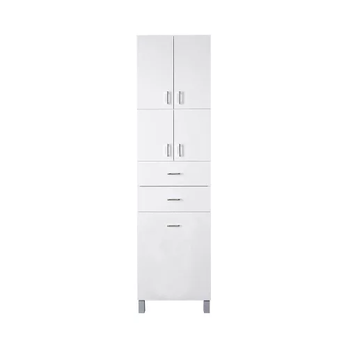 Viva STYLE fürdőszobai ÁLLÓSZEKRÉNY 192 magas szennyestartós -50 x 35 x 192 cm