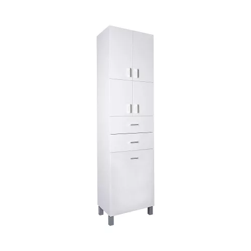 Viva STYLE fürdőszobai ÁLLÓSZEKRÉNY 192 magas szennyestartós -50 x 35 x 192 cm