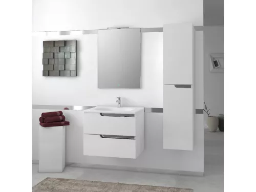 Piramida PERLA 60 G fürdőszobai tükör LED világítással - érintőkapcsolóval - 60 x 80 x 4 cm