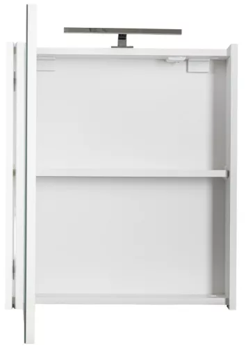 Piramida AKVA 60 H Tükrös fürdőszobai szekrény -1 ajtós kivitel - LED világítással - 60 x 69 x 13 cm