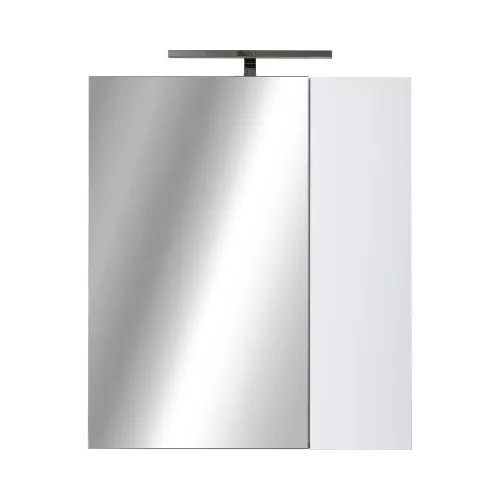 Piramida AKVA 60 R Tükrös fürdőszobai szekrény -2 ajtós kivitel - LED világítással - 60 x 69 x 13 cm