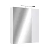 Piramida AKVA 60 R Tükrös fürdőszobai szekrény -2 ajtós kivitel - LED világítással - 60 x 69 x 13 cm