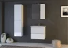 Piramida AKVA 60 R Tükrös fürdőszobai szekrény -2 ajtós kivitel - LED világítással - 60 x 69 x 13 cm