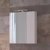 Piramida AKVA 60 R Tükrös fürdőszobai szekrény -2 ajtós kivitel - LED világítással - 60 x 69 x 13 cm
