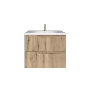   Piramida EURIDIKA fali fürdőszobabútor - műmárvány mosdóval -2 fiókos - PINO TÖLGY - 65 x 48 x 53 cm