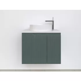   Piramida EURIDIKA fali fürdőszobabútor - mosdópult mosdó nélkül -2 ajtós - PINO ZÖLD - 65 x 48 x 53 cm