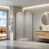 Viva AQUA Max Zuhanykabin ÍVES - 6 mm víztiszta vízlepergető üveg - 80 x 80 x 190 cm