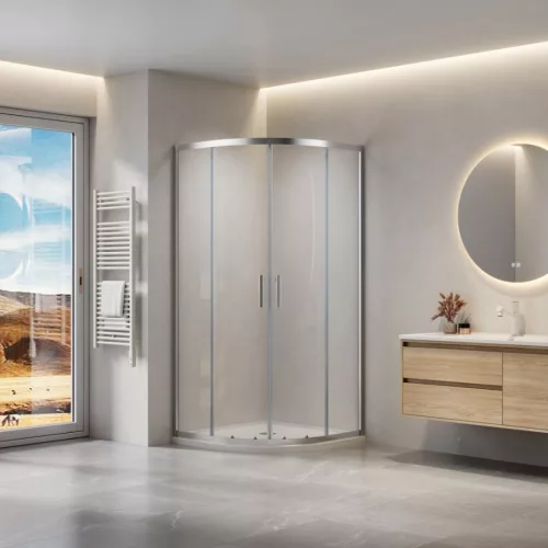 Viva AQUA Max Zuhanykabin ÍVES - 6 mm víztiszta vízlepergető üveg - 90 x 90 x 190 cm