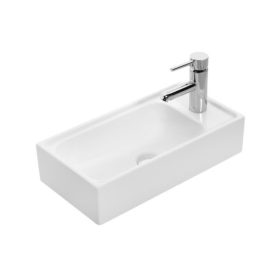   Sanovit MINI - PULTRA ültethető - Top Counter - porcelán mosdó -  - 50 x 25,5 cm